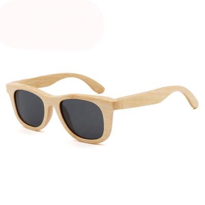 China Fashion Sunglasses Single Lens Hot Selling Bamboo Sunglasses for sale