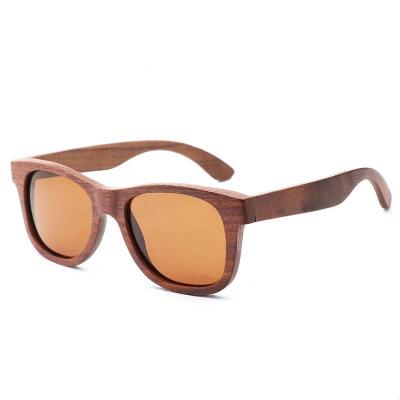 China Fashion Sunglasses Wholesale Cherry Men and Women Polarized Solid Glass Wood Wooden Sunglasses for sale