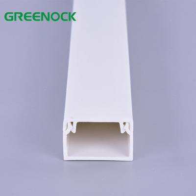 China Electrical Wires Installation Low Price List PVC Cable Tray Plastic Electrical Channel for cable12x8 for sale