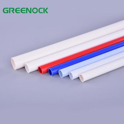 China Electrical Wires Installation Factory Price Plastic White Electrical Wire Organizer Tubing 40Mm/48Mm Conduit Pipe for sale