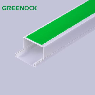 China Self-adhesive material and length OEM Electrical Service Electrical Wires Installation Safety PVC Customized Cable Tray Trunking for sale