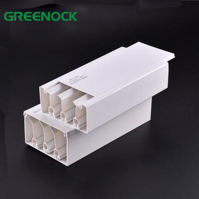 China China Manufacturer Cheap Solid 1.5 Inch X 1.5 Inch PVC Trunking PVC Trunking Clip Trunking For Flexible Cable Design for sale