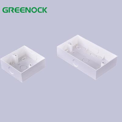 China Durable Outdoor Plastic Electrical And Plastic Wire Installation Low Price Mount Switch Box Electrical Boxes for sale