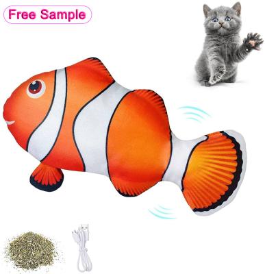 China Dancing Stocked Fish For Small Dogs Realistic Catnip Toy Floppy Fish Cat Toy Cat Kicker Toy Interactive Wiggle for sale