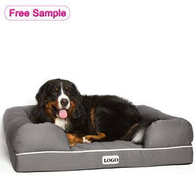 China Eco-Friendly Luxury Warm Memorial Travel Memory Foam Couch For Dog Cat Bed Orthopedic Sofa for sale