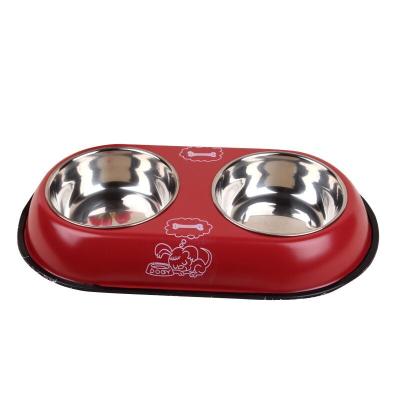 China OEM Cat Feeder Pet Bowl Stainless Steel Viable Dog Bowl Pet Food for sale