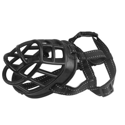 China Padded muzzle for dog high quality fabric, durable and convenient pastic for pet for sale