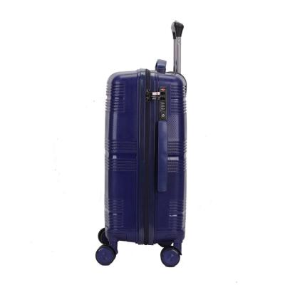 China PP Trolley Suitcase Luggage 20/24/28 PP 4wheel Set 3 Pieces Fashionable Luggage Set for sale