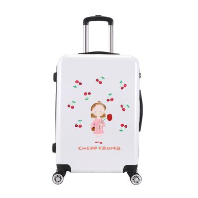 China Fashionable Cartoon Pattern Kids Suitcase Minlu Custom Luggage Sets Travel Bags for sale