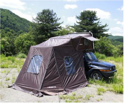 China Durable Outdoor Ultralight Car Roof Top Funny Pop Camping With Annex Part for sale