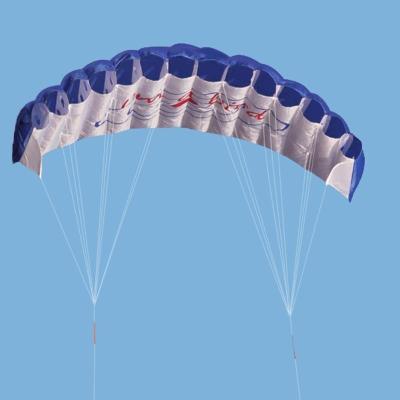 China Rainbow Line Outdoor Parachute Kite Sports Stunt Parasailing Double Beach Kite Child Education Skydiving Toy Power Double Line Software Kite for sale