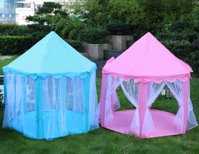 China Outdoor Garden Playhouse Castle Pool Tent Type Portable Kids Tepee Straight Tepee Dry Girl Princess Tent For Kids Folding Beach Tent for sale