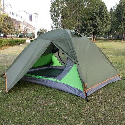 China Diagonal tying type 2KG Carbon Fiber Pole Double Layer Ultralight Tent Two Person Camping Tent Outdoor Tent-KN100 for sale