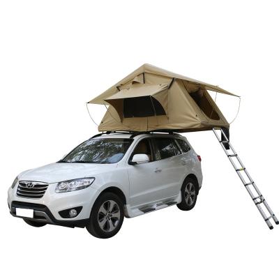 China Durable Camping Ensures Self-driving Tent Soft Top Manual Tour Roof Tent Outdoor Camping for sale