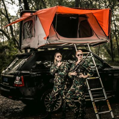 China Durable Korean Hard Shell Car Roof Tent Outdoor Automatic Camping Tent for sale