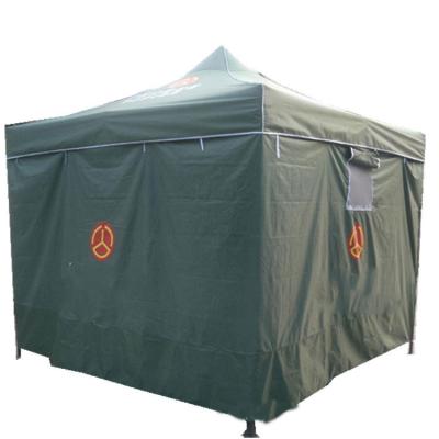 China Durable Tent Factory Specializes In Customizing Nepal Earthquake Disaster Relief 3 Meters 4 Sides Folding Tent Fabric for sale