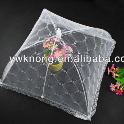 China Viable Customizable Automatic Foldable Mesh Screen Food Cover Tent Picnic Umbrella Reusable Outdoor Food Covers for sale