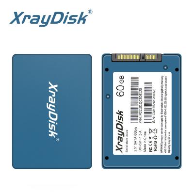 China SSD 60gb HD Inch SATA3 SSD Xraydisk 2.5 SSD Laptop Hard Disk Computer SSD for sale