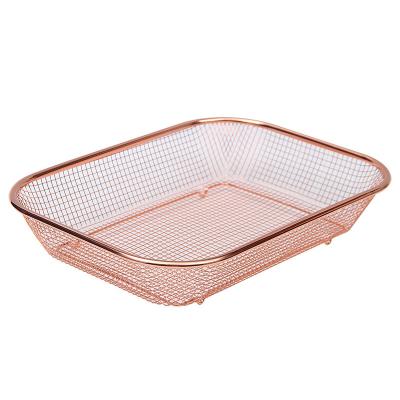 China Durable Stainless Steel High Quality Rectangular Asphalt Net Basket Convenient And Durable for sale