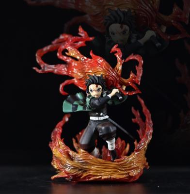 China HOT High Quality Model Figure Toys Action and Toy PVC Resin Demon Slayer Kamado Tanjirou PVC Action Figure GK for sale