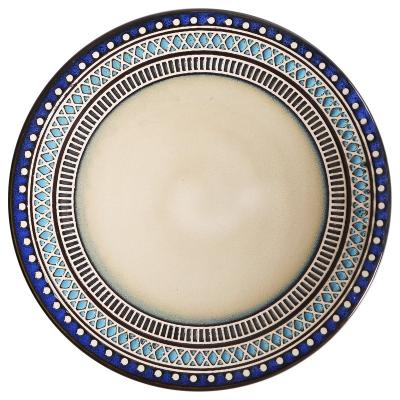 China CLASSIC Ceramic Creative Deep European Steak Dish Dish Set Long Dinnerware Splint for sale