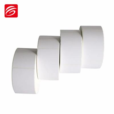 China Wholesale Strong Self Adhesive Blank Barcode Art Paper Barcode Number Label Sticker Printable Roll for sale