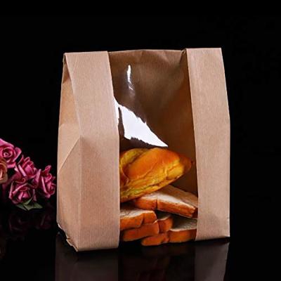 China Recycled Materials Customized Food Grade Kraft Paper Bag Recycled Brown Paper Bag With Printed Logo for sale