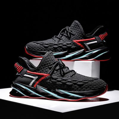 China PVC Shoes 2021 Fashion Male Red Casual Shoes Men Breathable Blade Running Shoes Mens Trainer Shoes For Men for sale