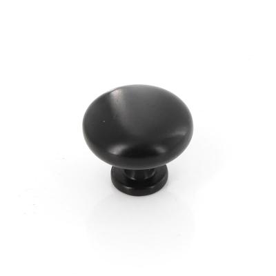 China RE-2053 Cabinet Knobs Black Furniture Cabinet Knob Handle Zinc Aluminum Handles For Cabinets for sale