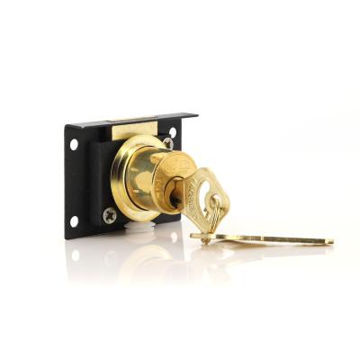 China Furniture Security Key Iron Pad Lock Zinc Alloy Or Iron Furniture Parts For Furniture Door Drawer en venta