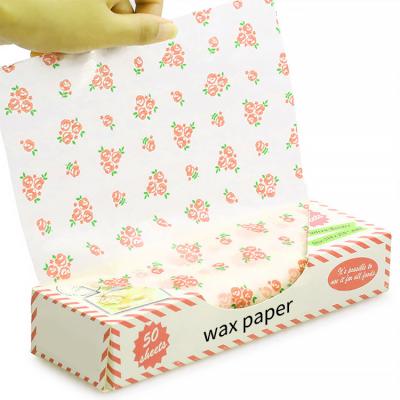 China Anticurl on Custom Greaseproof Hamburger Greaseproof Hot Dog Bun Sandwich Hamburger Kebab Food Wrapping Silicone Baking Wrapping Paper for sale