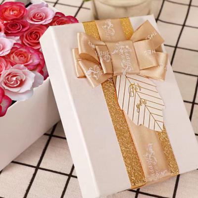 China Recycled Materials Printed Logo High Quality Mommy Folding Flower Packaging Box Gift Box Square Tube Cover I love you for sale