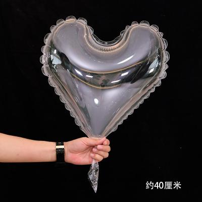 China PVC 8 ​​11 16 18 Hot 24 36 Inch PVC Bobo Balloons Christmas Heart Stretched Transparent Star Around Bobo Bubble Balloon for sale