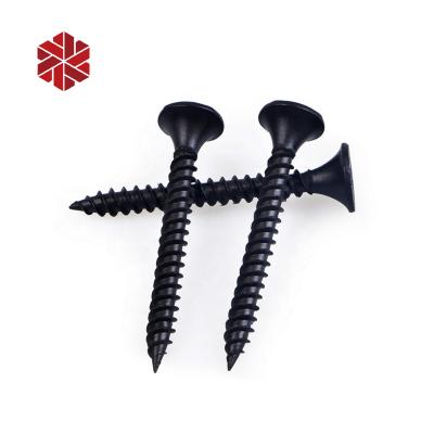 China Flat Coarse Thread #7 Drywall Screw Black Phosphorized Steel Self Drilling Screw for sale