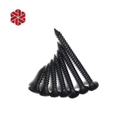 China Matte Black Plasterboard Drywall Screw 6x25 Wood Screws Copper Decorative Wood Screws 3.5mm*25mm for sale