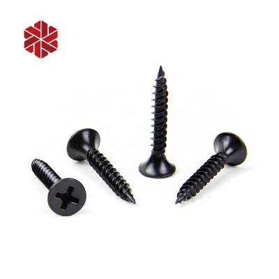 China 25mm Gray Black Gypsum Board Drywall Flat Screw with Phosphating Bugle Head Drywall Screw 3.5x35 for sale