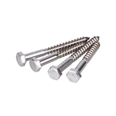 China Galvanized Pan Bulk stainless steel hex/pan wood screws/csk head long set for wood construction for sale