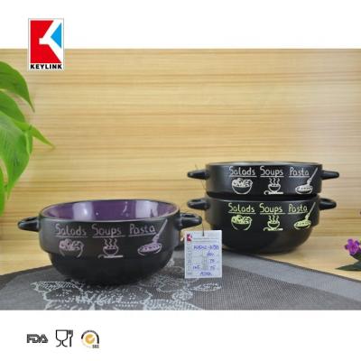 China Best Quality Most Popular Ceramic Bowl Viable Serving Set for sale