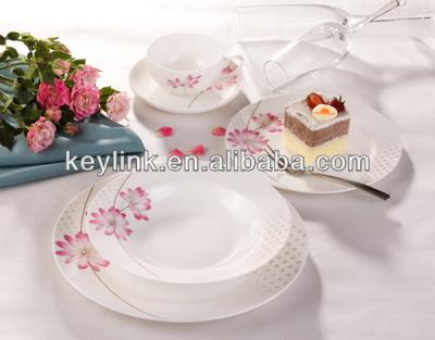 China Sustainable Top Grade Bone China Dinner Sets New Bone China for sale