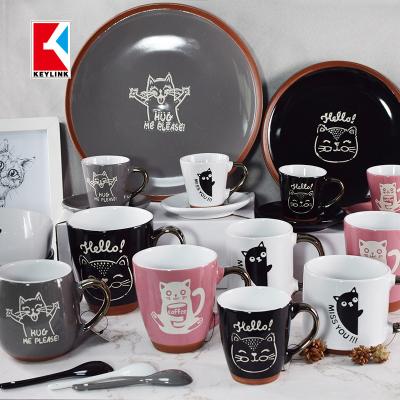 China Tableware Set Modern Design Hand Painted Dinner Set for sale