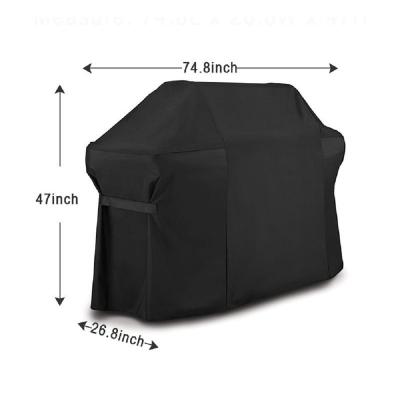 China Custom Dustproof Heavy Duty Heat Resistant Waterproof Cover 58inch Universal Colorful Grill Cover BBQ Barbecue Grill Cover for sale