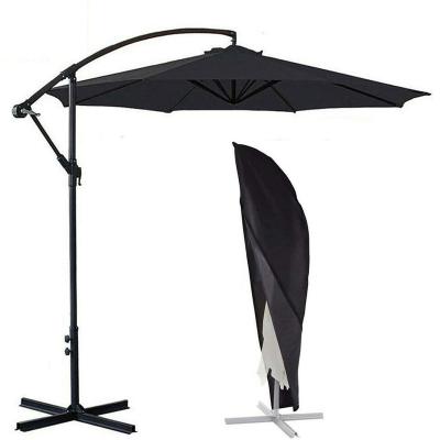 China Polyester Fabric Umbrella With Dustproof Outdoor Sun Rain Cover Parasol Cover Garden Patio Protective Banana Offset Cantilever Umbrella Covers for sale