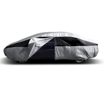 China Outdoor Car Cover Custom Fabric Gray Car Covers 6 Layer Snow Waterproof Dust UV Protection Car Cover For All Weather Body Car Covers Cheap for sale