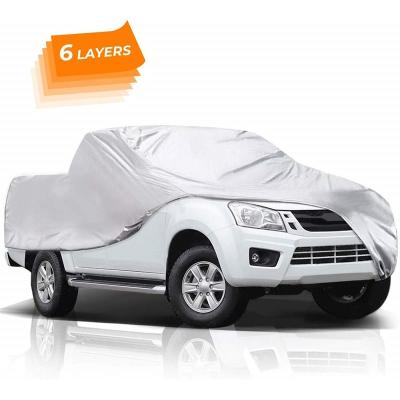 China Foldable Custom Car Cover Fabric For Truck Car Protective Cover Body Cover Snow Dust Wind Weather Safety Waterproof Car Cover 6 Layers for sale