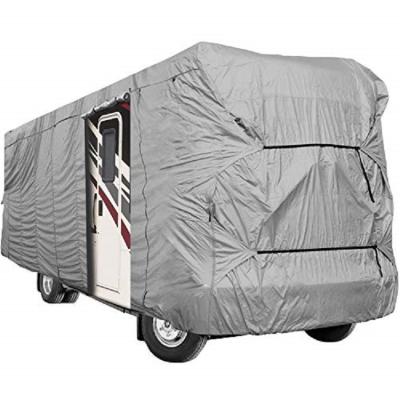 China RV Cover 4 Layers RV Cover RV Waterproof Cover Class B & C 5th Wheel 20-25 With Zippered Panels 400d Dust Resistant Snowmaking For RV for sale