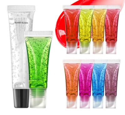 China Waterproof Translucent Candy Kids Lip Gloss Vitamin E Free Sample Moisturizing Gel for sale