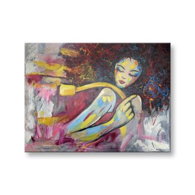 China Realistic Nude Handmade Sexy Sleeping Beauty Custom Made Oil Painting For Wall Decor for sale