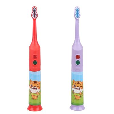 China Custom Logo Reasonable Price Battery Powered Popular Kids Teeth Whitening Luxury Children Electric Toothbrush For Child for sale