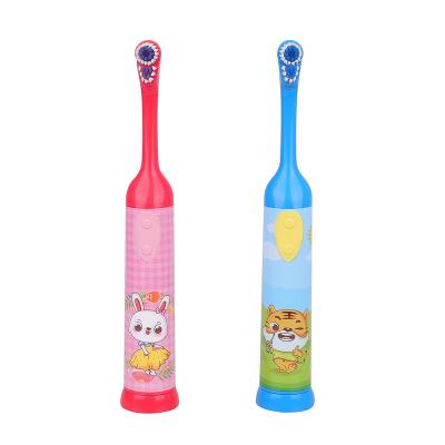 China Best Selling IPX7 Battery Operated Waterproof Logo And Battery Operated Kid Color Customized Electric Toothbrush for sale