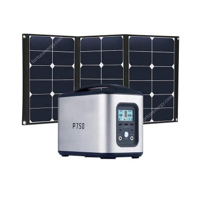 China Home Outdoor Indoor Easy Carry Mobile Solar Power Generator High Capacity Portable Power Station for sale